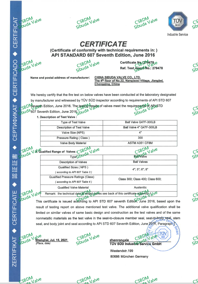 TUV_API607_Feuerschutzzertifikat_Kugelhähne