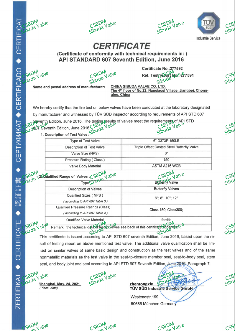 TUV_API607_Feuerschutzzertifikat_Drosselhähne